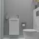 Миниатюра изображения товара Тумба с умывальником ЗОВ Монови Слим 40 / S40LW0LW-OL9268 (белый матовый)