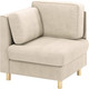 Миниатюра изображения товара Кресло мягкое Олмеко Шелдон (букле, Лайк кремовый 100)