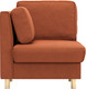 Миниатюра изображения товара Кресло мягкое Олмеко Шелдон (букле, Лайк терракотовый 412)
