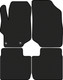 Миниатюра изображения товара Комплект ковриков для авто Alicosta 1050_1 для Peugeot 301 седан 2013-2016 (EVA соты, черный)