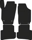 Миниатюра изображения товара Комплект ковриков для авто Alicosta 1192_1 для Skoda Fabia II универс./хэтчбек 5дв/5J5/5J2 2007-2015 (EVA соты, черный)