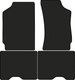 Миниатюра изображения товара Комплект ковриков для авто Alicosta 1196_1 для Skoda Felicia 1994-2011 (EVA соты, черный)