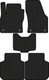 Миниатюра изображения товара Комплект ковриков для авто Alicosta 1198_1 для Skoda Kodiaq I SUV 2016-н.в. (EVA соты, черный)