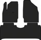 Миниатюра изображения товара Комплект ковриков для авто Alicosta 1215_1 для Skoda Yeti I SUV/5L 2009-2018 (EVA соты, черный)