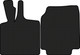 Миниатюра изображения товара Комплект ковриков для авто Alicosta 1220_1 для Smart Fortwo хэтчбек 5дв/W450 2003-2007 (EVA соты, черный)
