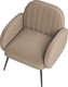 Миниатюра изображения товара Кресло мягкое Олмеко Флеминг S (велюр, тенерифе корица)