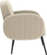 Миниатюра изображения товара Кресло мягкое Олмеко Флеминг S (велюр, тенерифе крем)