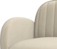 Миниатюра изображения товара Кресло мягкое Олмеко Флеминг S (велюр, тенерифе крем)