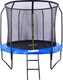 Миниатюра изображения товара Батут Sundays JumpX 8FT (синий, с сеткой, с лестницей)