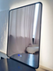 Миниатюра изображения товара Зеркало Emze 60x80 / LED.UV.SMART.60.80.CHE.AF.4K (черный с УФ-окантовкой и подсветкой)