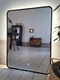 Миниатюра изображения товара Зеркало Emze 60x80 / LED.UV.SMART.60.80.CHE.AF.4K (черный с УФ-окантовкой и подсветкой)