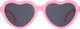 Миниатюра изображения товара Очки солнцезащитные Babiators Original Hearts Bubblegum 0-2 / O-HRT010-S