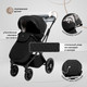 Миниатюра изображения товара Детская универсальная коляска Sweet Baby Porto 2в1 (черный)