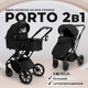 Миниатюра изображения товара Детская универсальная коляска Sweet Baby Porto 2в1 (черный)