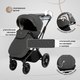 Миниатюра изображения товара Детская универсальная коляска Sweet Baby Porto 2в1 (темно-серый)