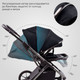 Миниатюра изображения товара Детская универсальная коляска Sweet Baby Rocco 2в1 (черный)