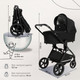 Миниатюра изображения товара Детская универсальная коляска Sweet Baby Stella 2в1 (черный)