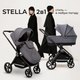 Миниатюра изображения товара Детская универсальная коляска Sweet Baby Stella 2в1 (темно-серый)