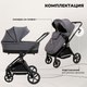 Миниатюра изображения товара Детская универсальная коляска Sweet Baby Stella 2в1 (темно-серый)