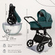 Миниатюра изображения товара Детская универсальная коляска Sweet Baby Stella 2в1 (зеленый)