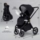 Миниатюра изображения товара Детская универсальная коляска Sweet Baby Stella Plus 2в1 (черный)