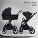 Миниатюра изображения товара Детская универсальная коляска Sweet Baby Stella Plus 2в1 (черный)