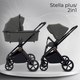 Миниатюра изображения товара Детская универсальная коляска Sweet Baby Stella Plus 2в1 (темно-серый)