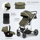 Миниатюра изображения товара Детская универсальная коляска Sweet Baby Amare 3в1 (оливковый)