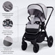 Миниатюра изображения товара Детская универсальная коляска Sweet Baby Vento 3в1 (серый)