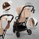 Миниатюра изображения товара Детская прогулочная коляска Sweet Baby Colibri Plus (бежевый)
