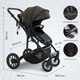 Миниатюра изображения товара Детская универсальная коляска Sweet Baby Amare GL 2в1 (коричневый)