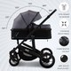 Миниатюра изображения товара Детская универсальная коляска Sweet Baby Amare GL 2в1 (серый)
