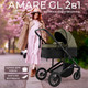 Миниатюра изображения товара Детская универсальная коляска Sweet Baby Amare GL 2в1 (оливковый)