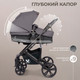 Миниатюра изображения товара Детская универсальная коляска Sweet Baby Comfort 2в1 (черный/серый)