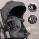 Миниатюра изображения товара Детская универсальная коляска Sweet Baby Comfort 2в1 (черный/серый)