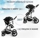 Миниатюра изображения товара Детская универсальная коляска Sweet Baby Optima 2в1 (черный)