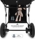 Миниатюра изображения товара Детская универсальная коляска Sweet Baby Optima 2в1 (черный)