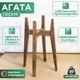Миниатюра изображения товара Стойка для цветов DaromAS Агата AGA 160.02.DN.02 (дуб темный)