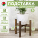 Миниатюра изображения товара Стойка для цветов DaromAS Дина DIN 250.01.SN.02 (сосна темная)