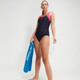 Миниатюра изображения товара Купальник для плавания Speedo Hyperboom Splice 8-00372516919 (р.32, темно-синий/розовый)