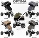 Миниатюра изображения товара Детская универсальная коляска Sweet Baby Optima 2в1 (бежевый)