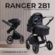 Миниатюра изображения товара Детская универсальная коляска Sweet Baby Ranger 2в1 (Black Glossy)