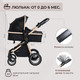 Миниатюра изображения товара Детская универсальная коляска Sweet Baby Ranger 2в1 (Black Gold)
