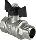Миниатюра изображения товара Шаровой кран Valfex DeltaPro ВР/НР 1/2" / VF.218.NB1.012.DP (бабочка)