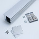 Миниатюра изображения товара Профиль для светодиодной ленты Truenergy 19130 (2м, серебристый)