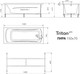 Миниатюра изображения товара Ванна акриловая Triton Лира 150