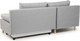 Миниатюра изображения товара Диван угловой Mio Tesoro Норд 542 2ек-1пф BoxWel (194 серый)