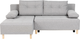 Миниатюра изображения товара Диван угловой Mio Tesoro Норд 542 2ек-1пф BoxWel (194 серый)