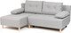 Миниатюра изображения товара Диван угловой Mio Tesoro Норд 542 2ек-1пф BoxWel (194 серый)
