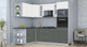 Миниатюра изображения товара Кухонный гарнитур Интерлиния Мила Пластик 1.68x2.4 LV (зефирный/шторм/кастилло темный)